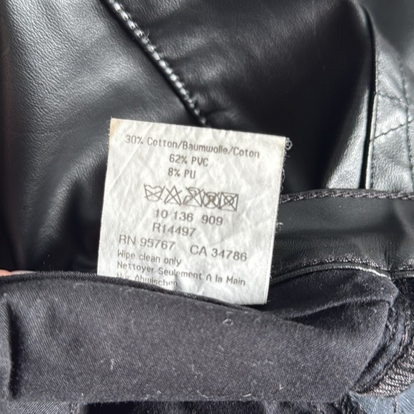 Mavi | Flare Low Rise Pleather Pants - Picture 4 of 8